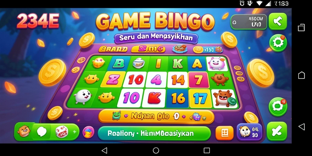 Tampilan gameplay Bingo yang seru dan interaktif di 234E.