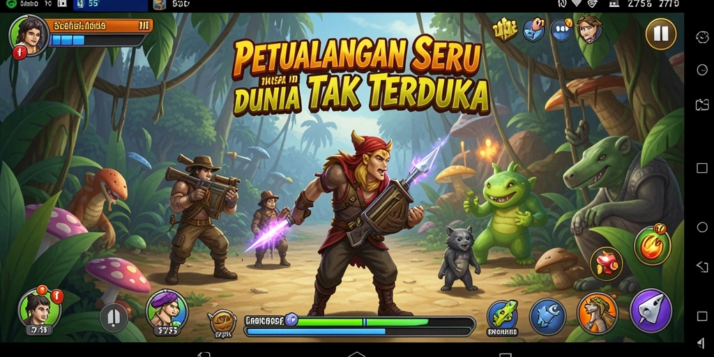 Gameplay seru dalam 2757 dengan misi petualangan yang mendebarkan.