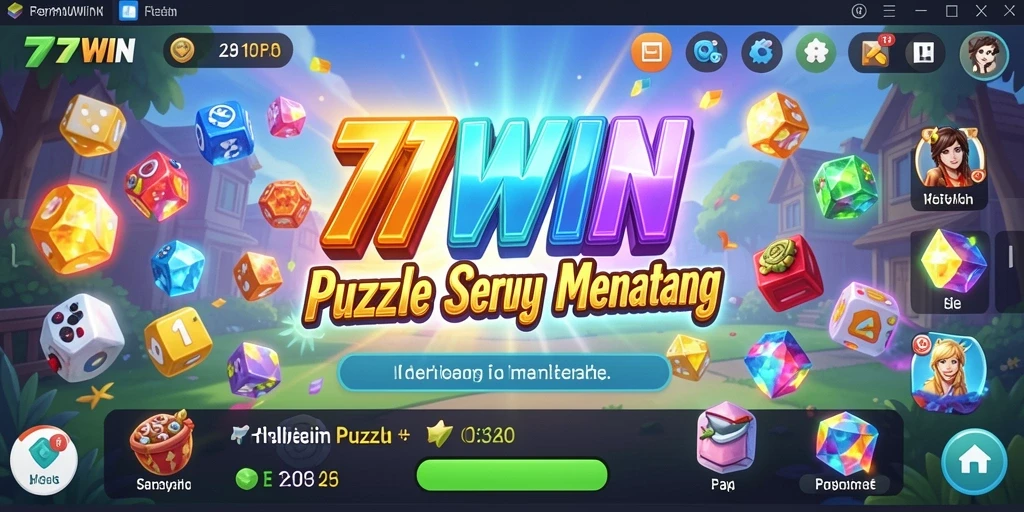 Tampilan gameplay seru dan menantang dalam 77WIN.