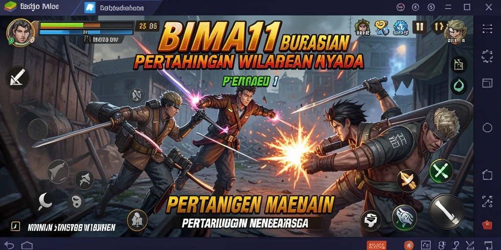 Screenshot BIMA11 menampilkan aksi seru dalam gameplay Tower Defense yang menegangkan.
