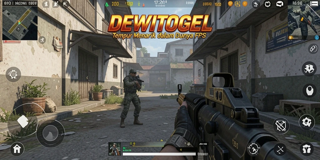 Tampilan seru dari gameplay DEWITOGEL menunjukkan aksi tembak-menembak yang mendebarkan.