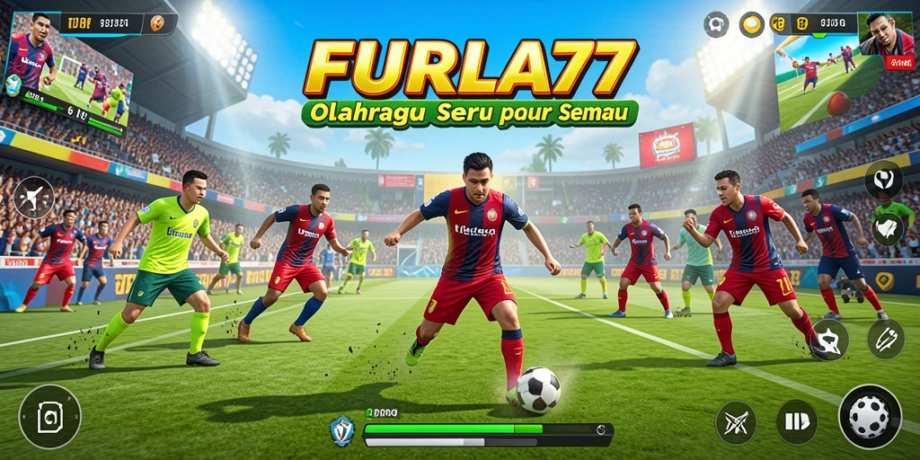 Tampilan screenshot FURLA77 menampilkan aksi kompetitif olahraga yang mendebarkan.