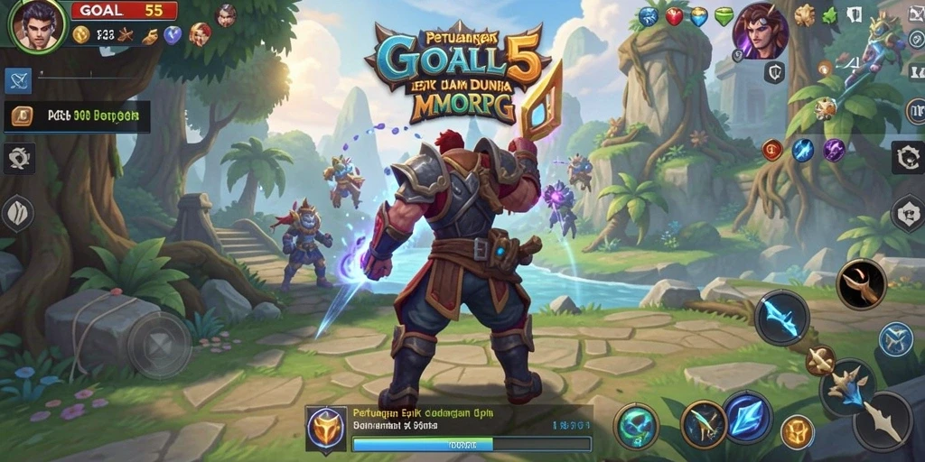 Gameplay seru dengan grafis menakjubkan di GOAL55.
