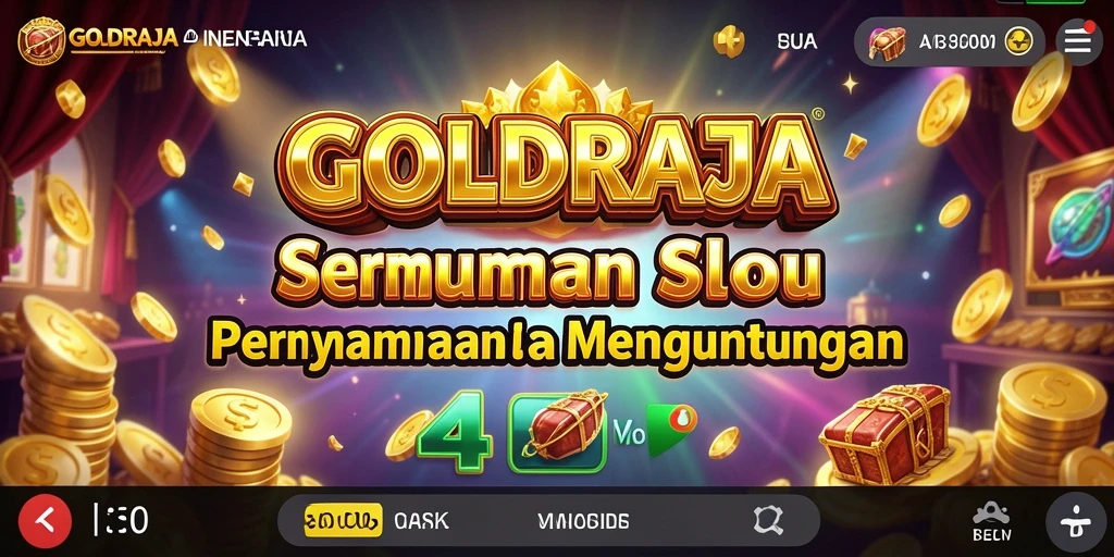 Screenshot gameplay <strong>GOLDRAJA</strong> menampilkan keseruan bermain Slot.