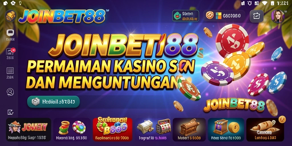Screenshot gameplay JOINBET88, menampilkan keseruan kasino langsung.