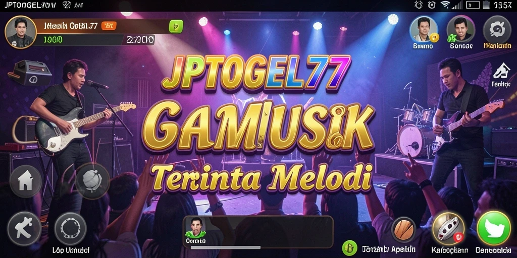Tampilan gameplay seru dari aplikasi musik JPTOGEL77