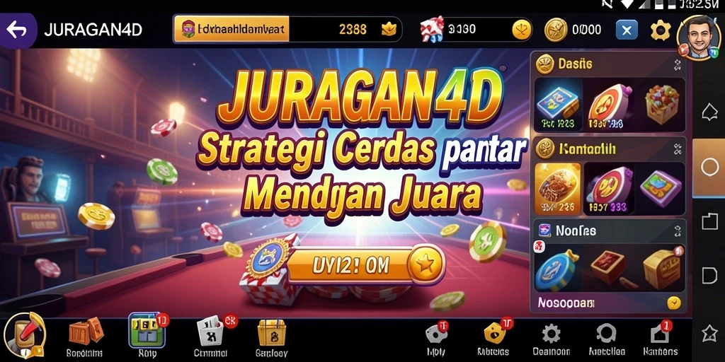 Screenshot dari JURAGAN4D menampilkan aksi pertempuran strategi intens.