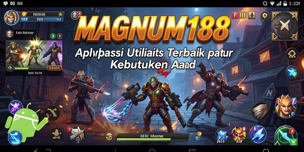 Screenshot utama MAGNUM188 menampilkan antarmuka pengguna yang bersih dan fungsional.