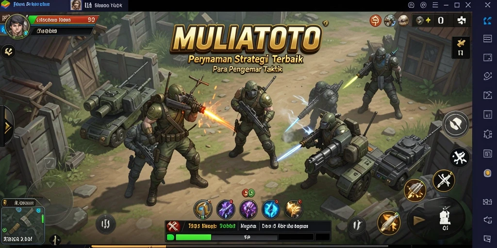 Tampilan gameplay MULIATOTO yang menarik dan penuh strategi.