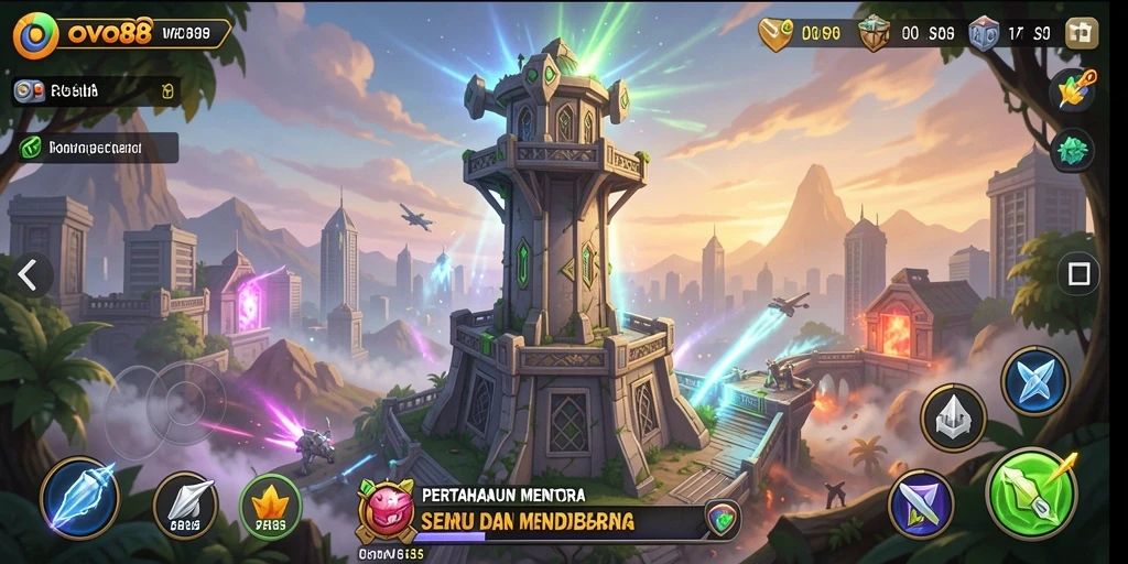 Tampilan gameplay OVO88 yang mengasyikkan dan menantang.