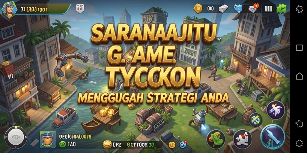 Tampilan menarik dari gameplay SARANAJITU yang penuh strategi.