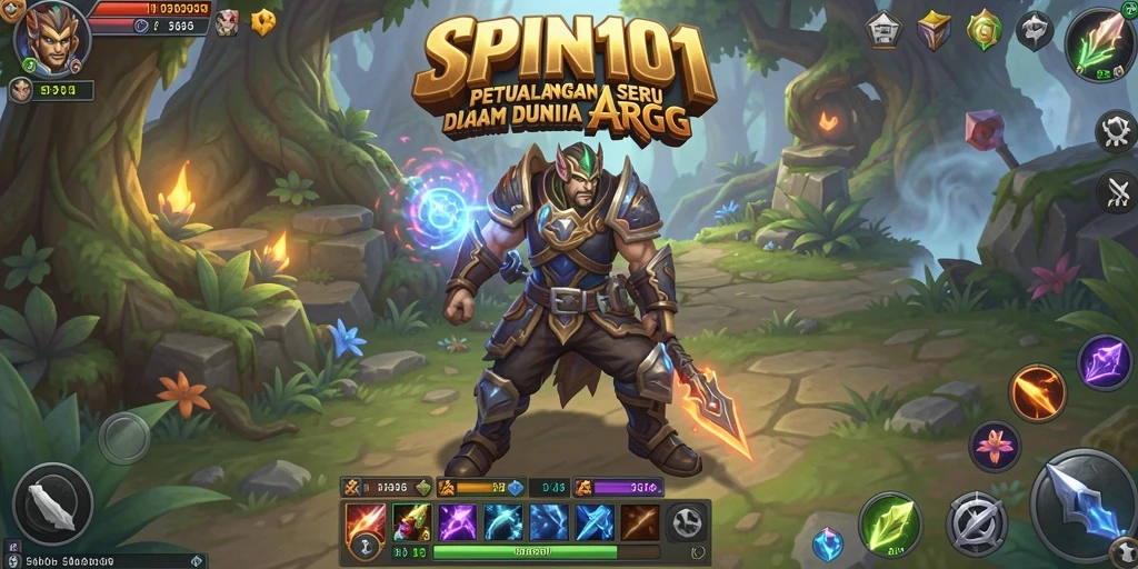 Tampilan action seru dalam gameplay <strong>SPIN101</strong> yang memukau.
