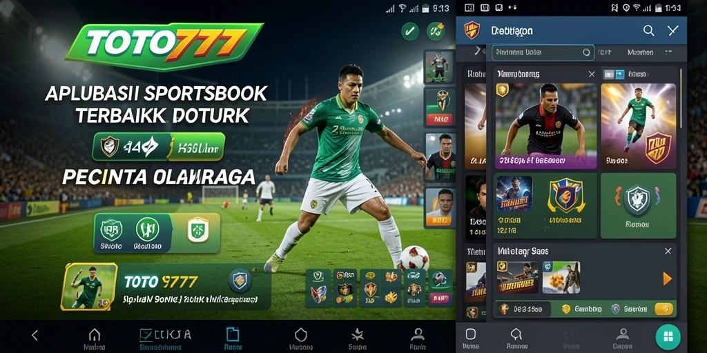 Tampilan gameplay Sportsbook yang interaktif dan menarik dari TOTO777.
