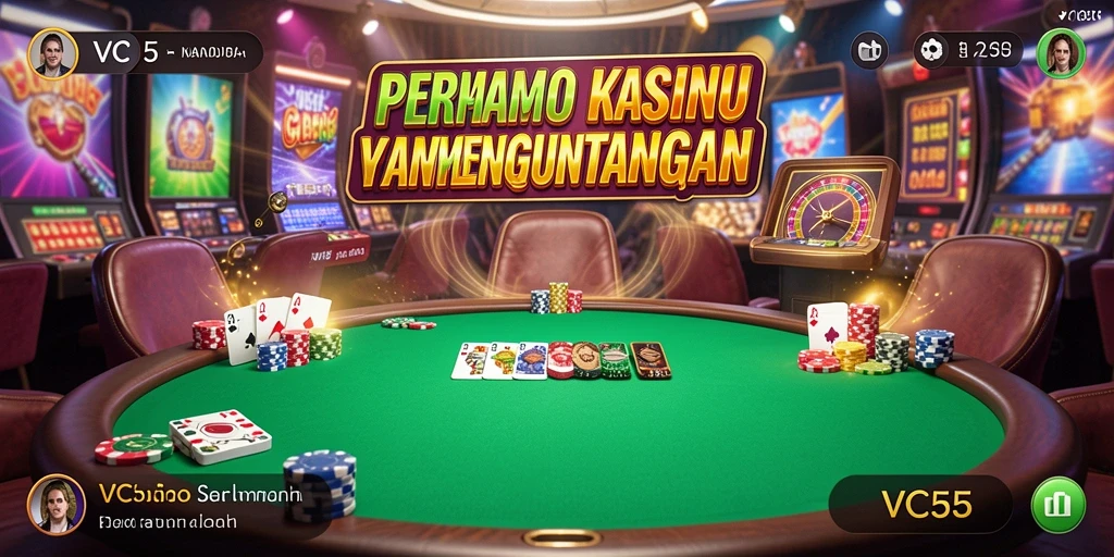 Screenshot VC55 menampilkan gameplay kasino yang mengasyikkan dan menarik.